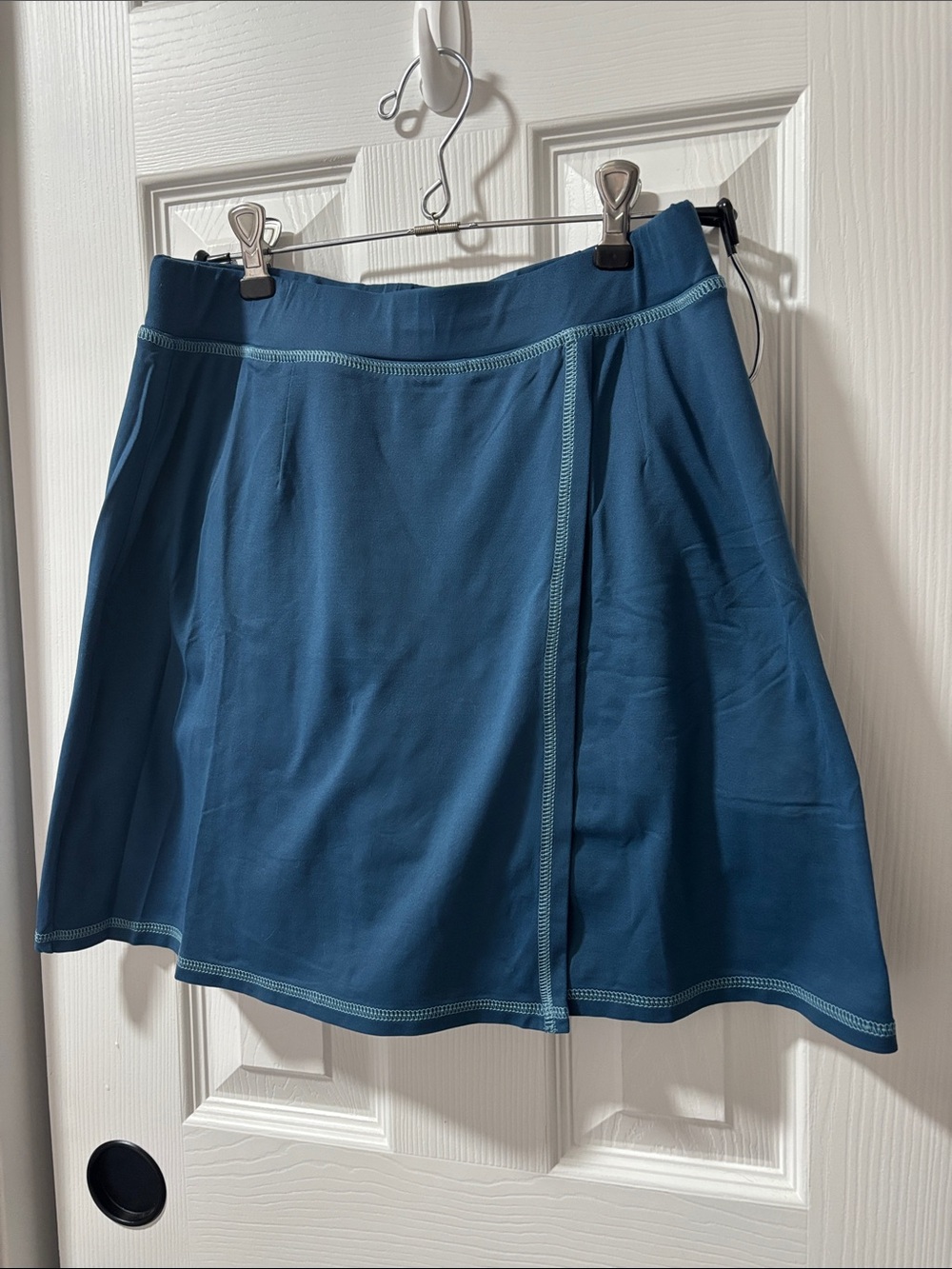 Title Nine Teal Spandex Wrap Skort
